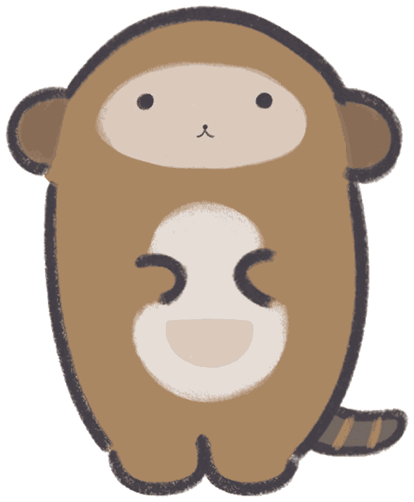 pocopoco の公式キャラクター ポコちゃん